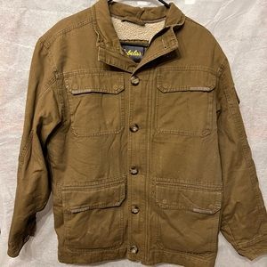 Cabelas - Sherpa lined jacket - brown - mens Medium